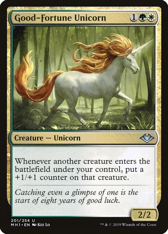 Good-Fortune Unicorn [Modern Horizons] - Destination Retro
