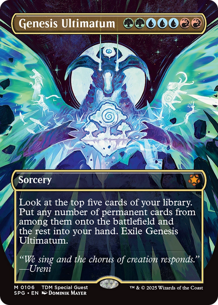 Genesis Ultimatum (Borderless) [Tarkir: Dragonstorm Special Guests] - Destination Retro