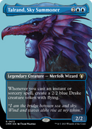 Talrand, Sky Summoner (Borderless Profile) [Commander Masters] - Destination Retro