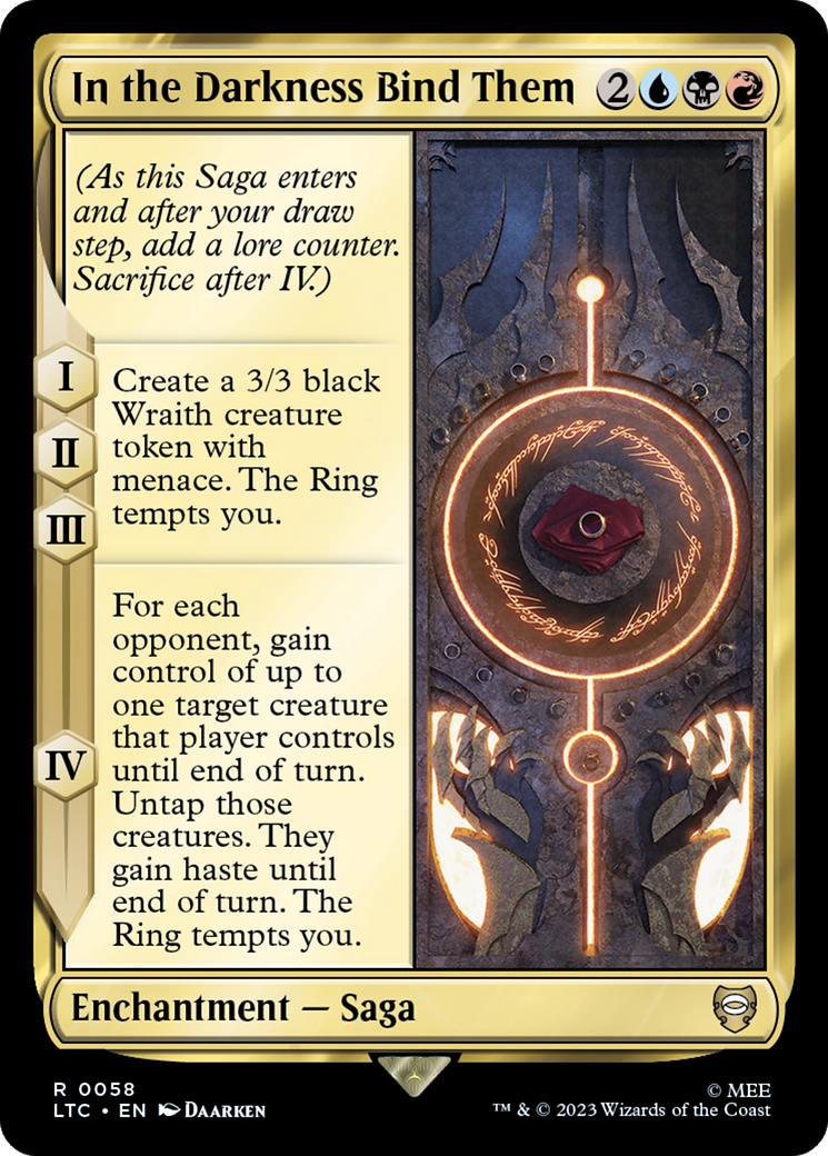 In the Darkness Bind Them [The Lord of the Rings: Tales of Middle-Earth Commander] - Destination Retro