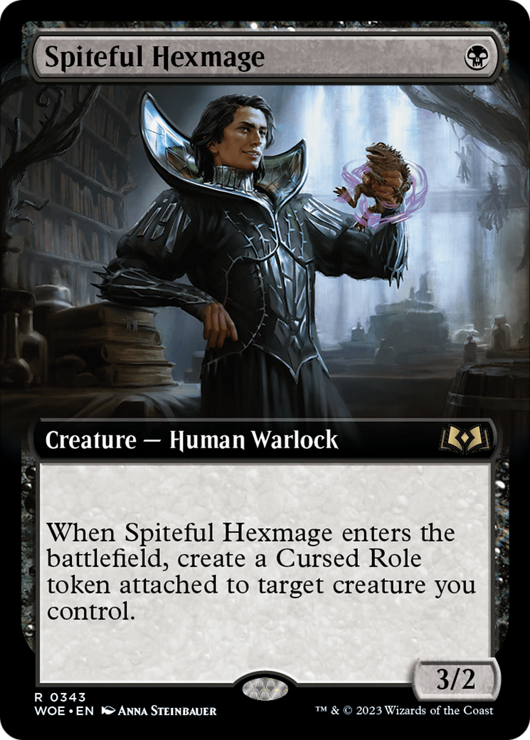 Spiteful Hexmage (Extended Art) [Wilds of Eldraine] - Destination Retro