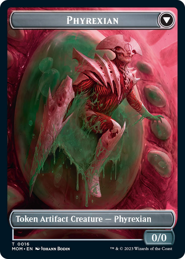 Incubator // Phyrexian (16) Double-Sided Token [March of the Machine Tokens] - Destination Retro