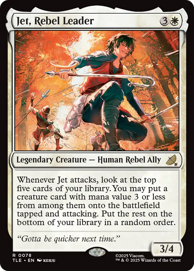 Jet, Rebel Leader [Avatar: The Last Airbender: Eternal-Legal] - Destination Retro