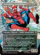 Spectacular Spider-Man (0240) (Borderless) (Textured Foil) [Marvel's Spider-Man] - Destination Retro