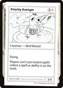 Priority Avenger (2021 Edition) [Mystery Booster Playtest Cards] - Destination Retro