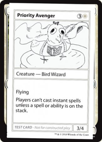 Priority Avenger (2021 Edition) [Mystery Booster Playtest Cards] - Destination Retro