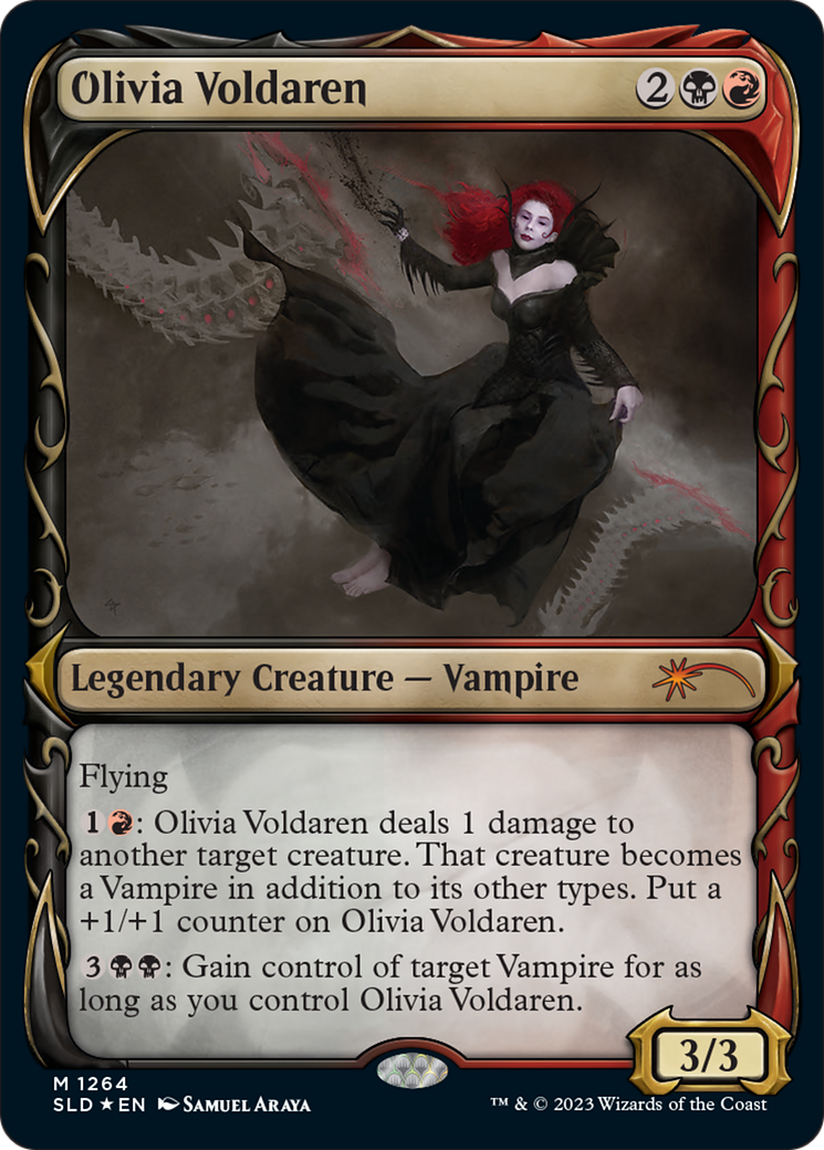 Olivia Voldaren (Halo Foil) [Secret Lair Drop Series] - Destination Retro