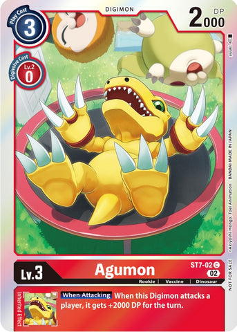 Agumon [ST7-02] (Official Tournament Pack Vol.8) [Starter Deck: Gallantmon Promos] - Destination Retro