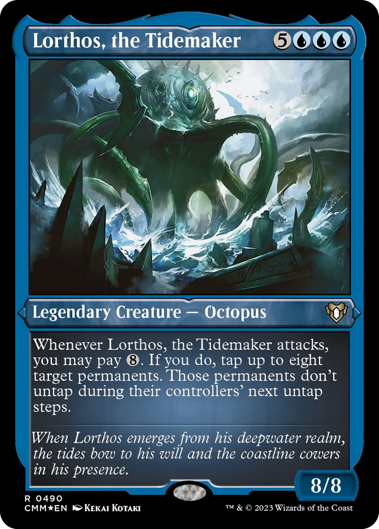 Lorthos, the Tidemaker (Foil Etched) [Commander Masters] - Destination Retro
