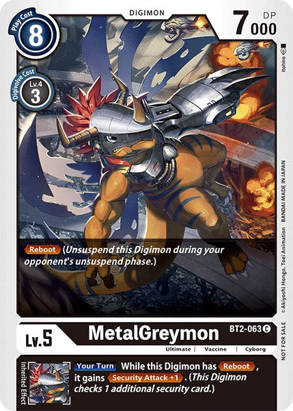 MetalGreymon [BT2-063] (Official Tournament Pack Vol.3) [Release Special Booster Promos] - Destination Retro