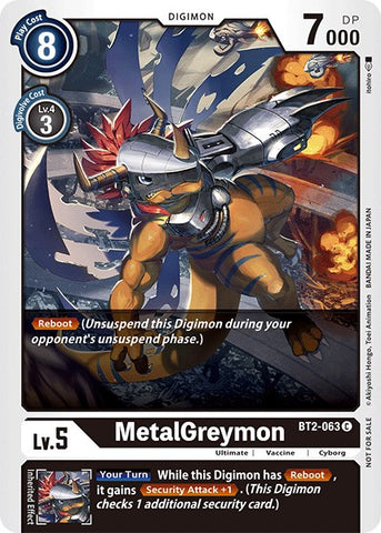 MetalGreymon [BT2-063] (Official Tournament Pack Vol.3) [Release Special Booster Promos] - Destination Retro