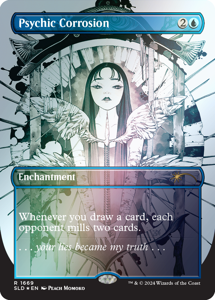 Psychic Corrosion (Rainbow Foil) [Secret Lair Drop Series] - Destination Retro