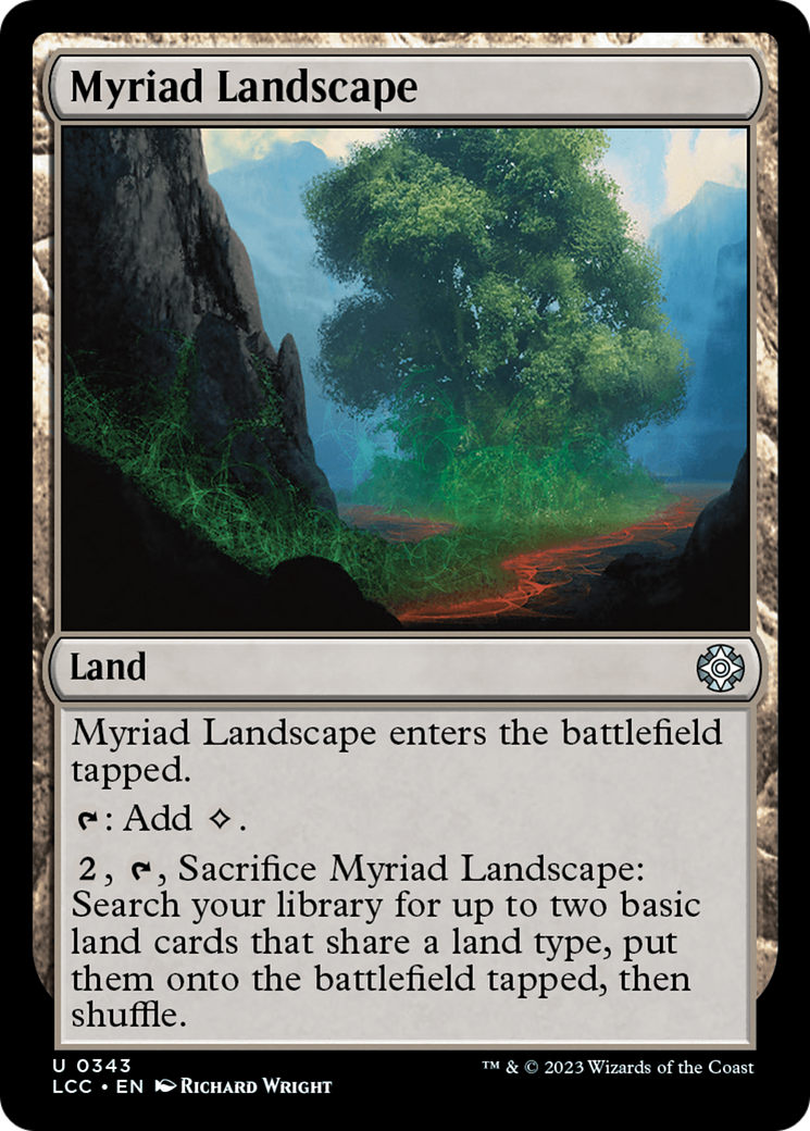 Myriad Landscape [The Lost Caverns of Ixalan Commander] - Destination Retro