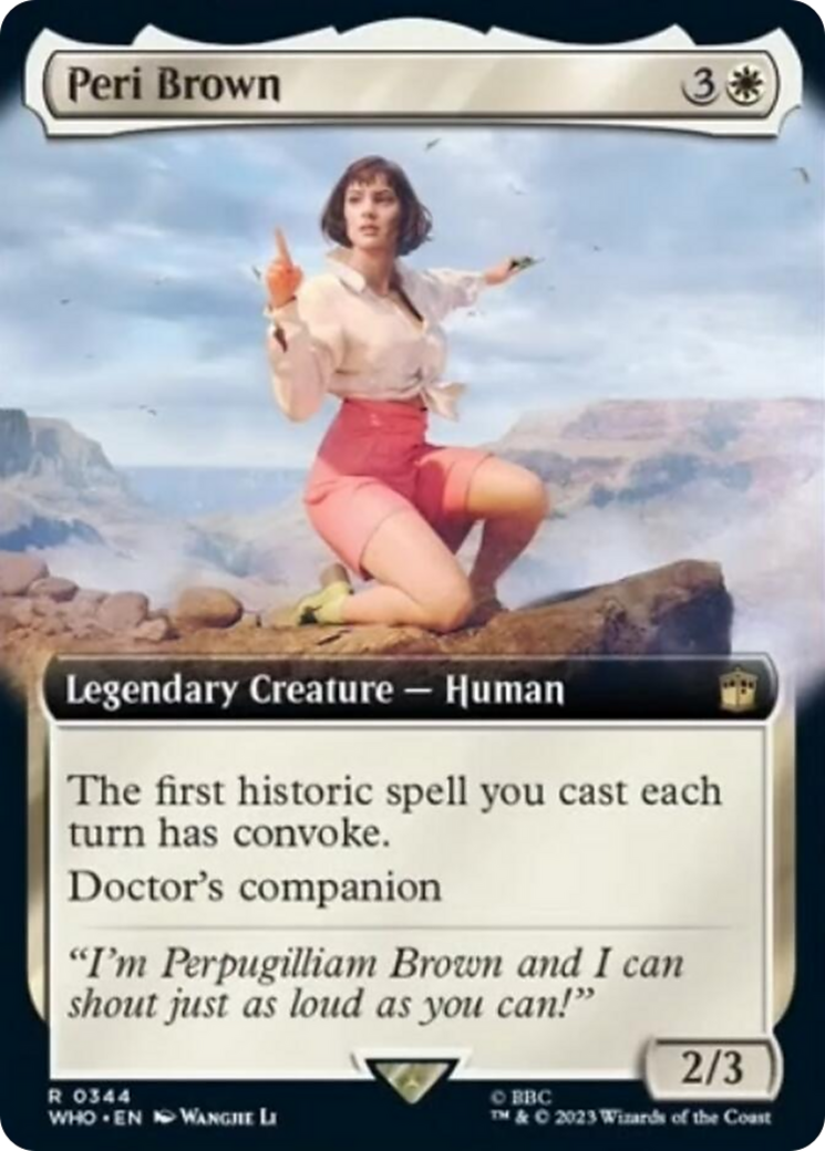 Peri Brown (Extended Art) [Doctor Who] - Destination Retro