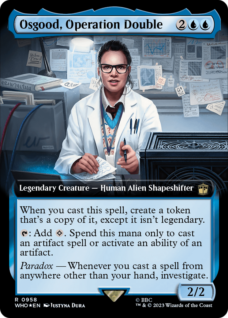 Osgood, Operation Double (Extended Art) (Surge Foil) [Doctor Who] - Destination Retro