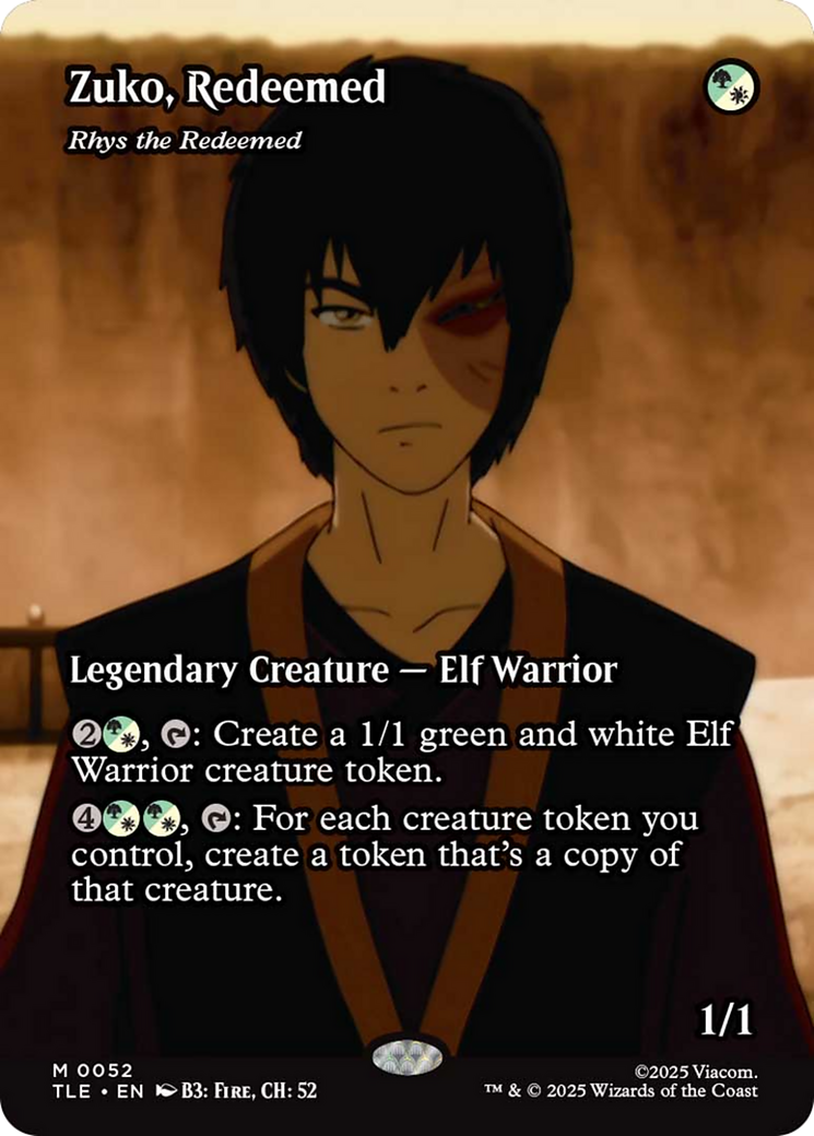 Zuko, Redeemed - Rhys the Redeemed (Borderless) [Avatar: The Last Airbender: Eternal-Legal] - Destination Retro