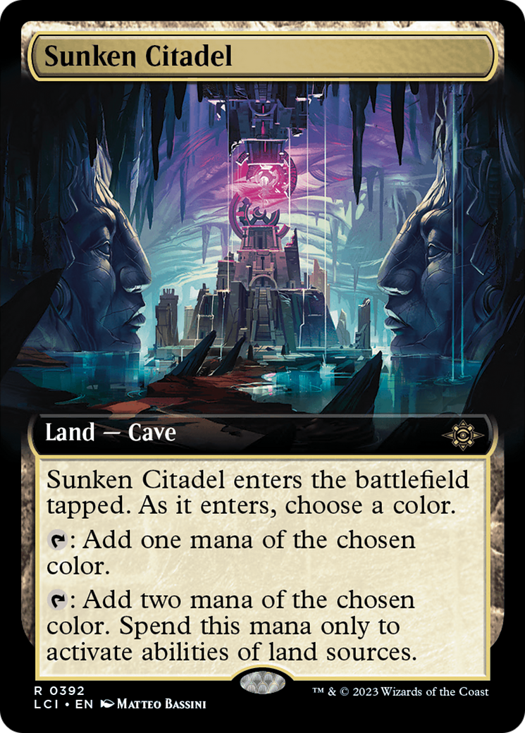 Sunken Citadel (Extended Art) [The Lost Caverns of Ixalan] - Destination Retro