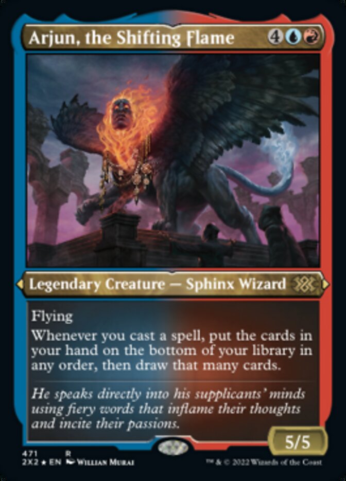 Arjun, the Shifting Flame (Foil Etched) [Double Masters 2022] - Destination Retro