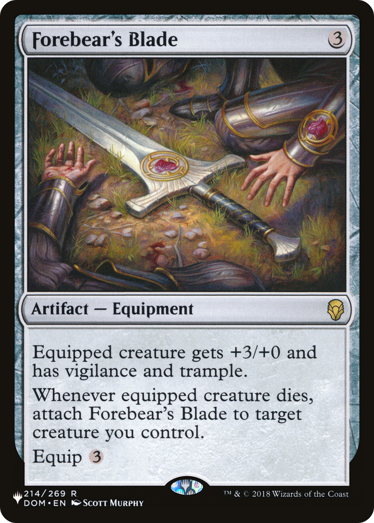 Forebear's Blade [The List] - Destination Retro