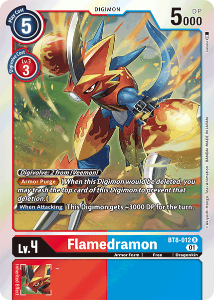 Flamedramon [BT8-012] [New Awakening] - Destination Retro
