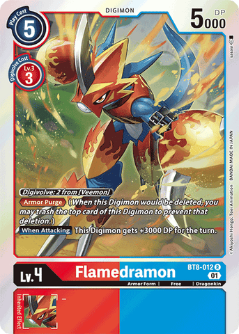 Flamedramon [BT8-012] [New Awakening] - Destination Retro