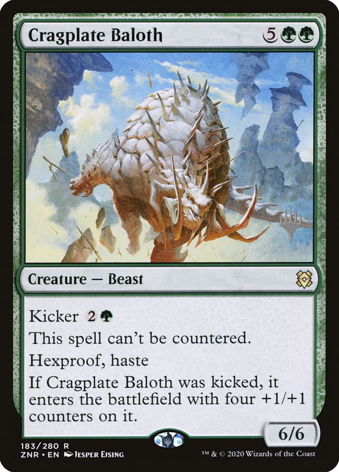 Cragplate Baloth (Promo Pack) [Zendikar Rising Promos] - Destination Retro