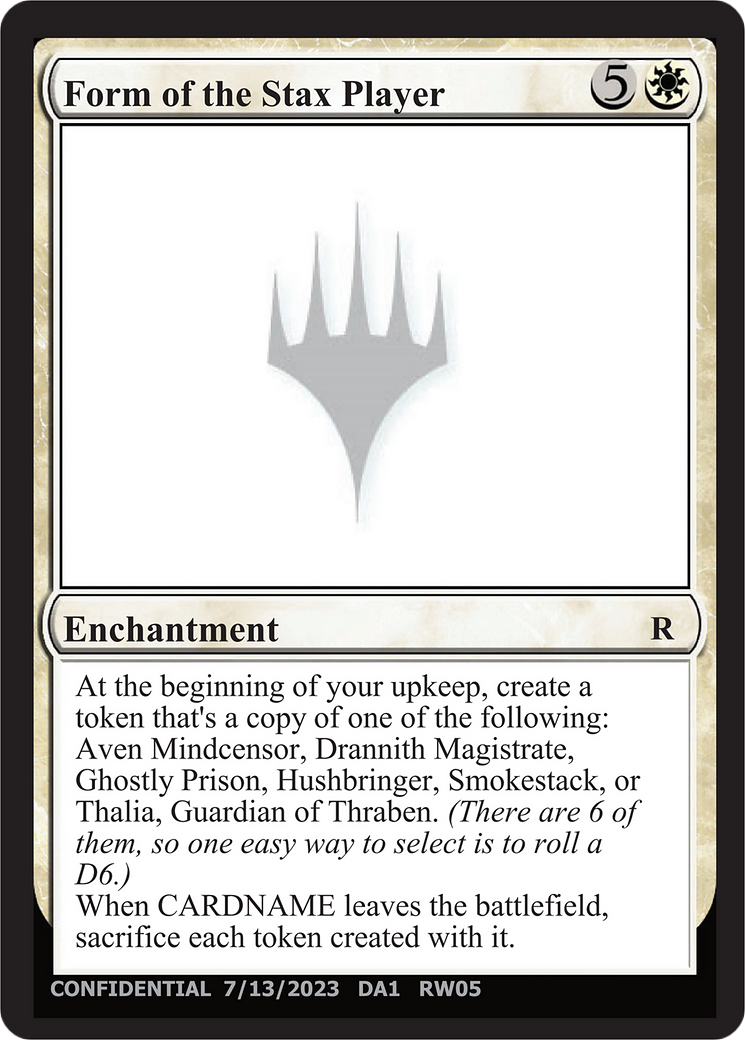 Form of the Stax Player [Unknown Event] - Destination Retro