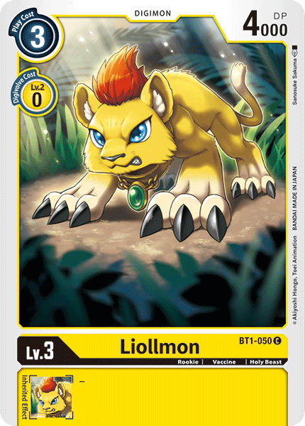Liollmon [BT1-050] [Release Special Booster Ver.1.0] - Destination Retro
