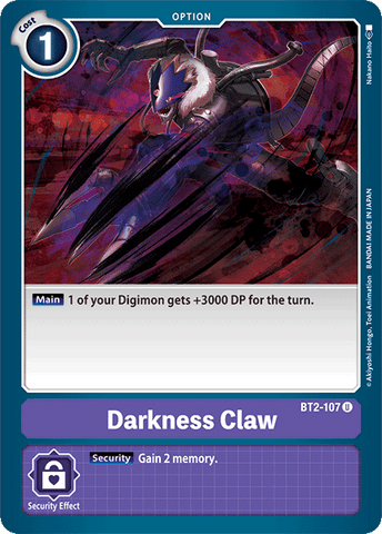 Darkness Claw [BT2-107] [Release Special Booster Ver.1.0] - Destination Retro