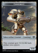 Elemental (0026) // Construct (0041) Double-Sided Token [Commander Masters Tokens] - Destination Retro