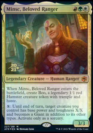 Minsc, Beloved Ranger [Dungeons & Dragons: Adventures in the Forgotten Realms Prerelease Promos] - Destination Retro