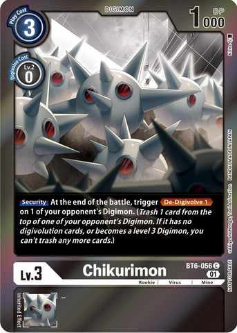 Chikurimon [BT6-056] (Event Pack 4) [Double Diamond Promos] - Destination Retro