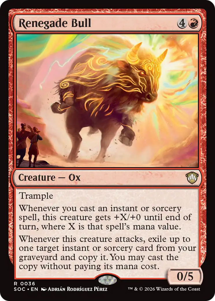 Renegade Bull [Secrets of Strixhaven Commander] - Destination Retro