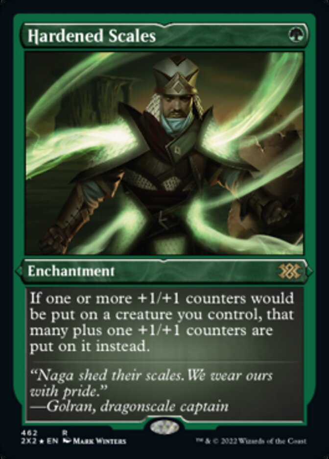 Hardened Scales (Foil Etched) [Double Masters 2022] - Destination Retro