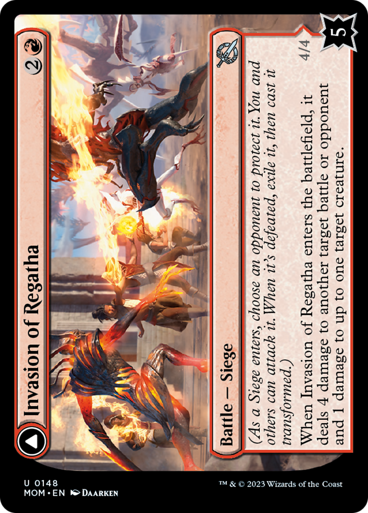 Invasion of Regatha // Disciples of the Inferno [March of the Machine] - Destination Retro