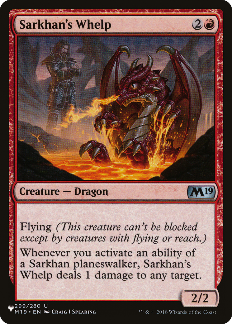 Sarkhan's Whelp [The List] - Destination Retro