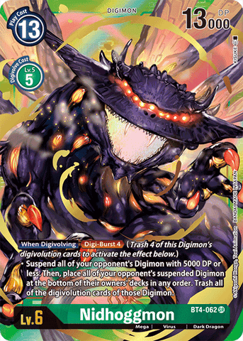 Nidhoggmon [BT4-062] (Alternate Art) [Great Legend] - Destination Retro