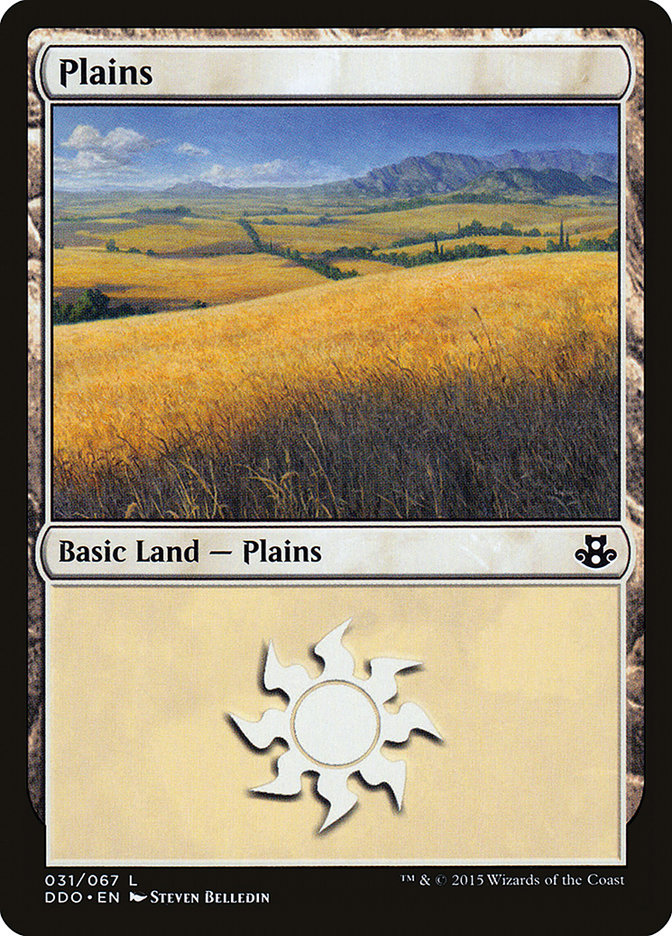 Plains (31) [Duel Decks: Elspeth vs. Kiora] - Destination Retro
