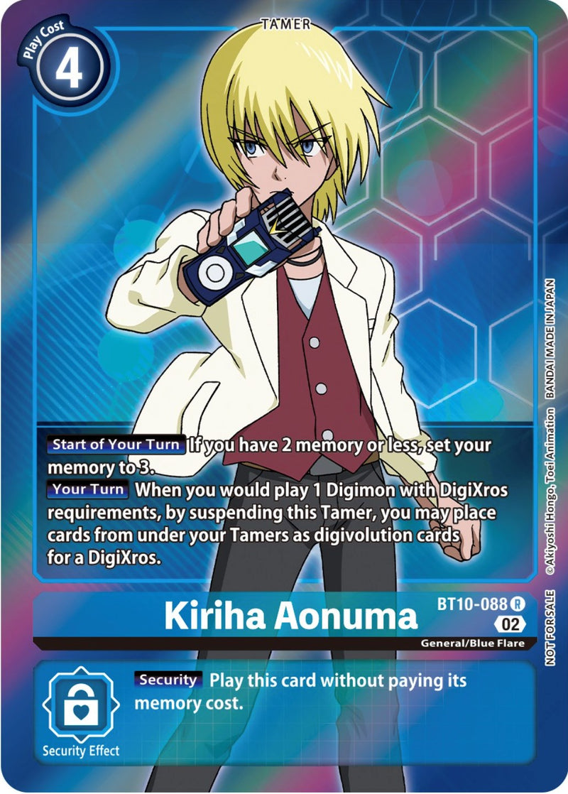 Kiriha Aonuma [BT10-088] (Box Topper) [Xros Encounter] - Destination Retro