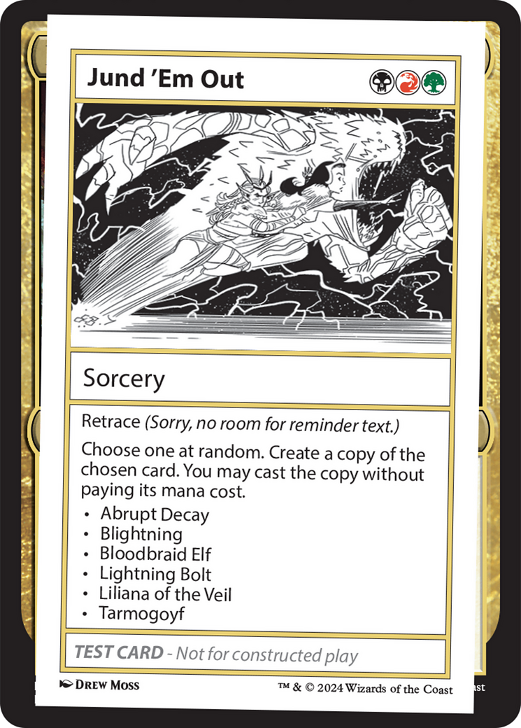 Jund 'Em Out [Mystery Booster 2 Playtest Cards] - Destination Retro