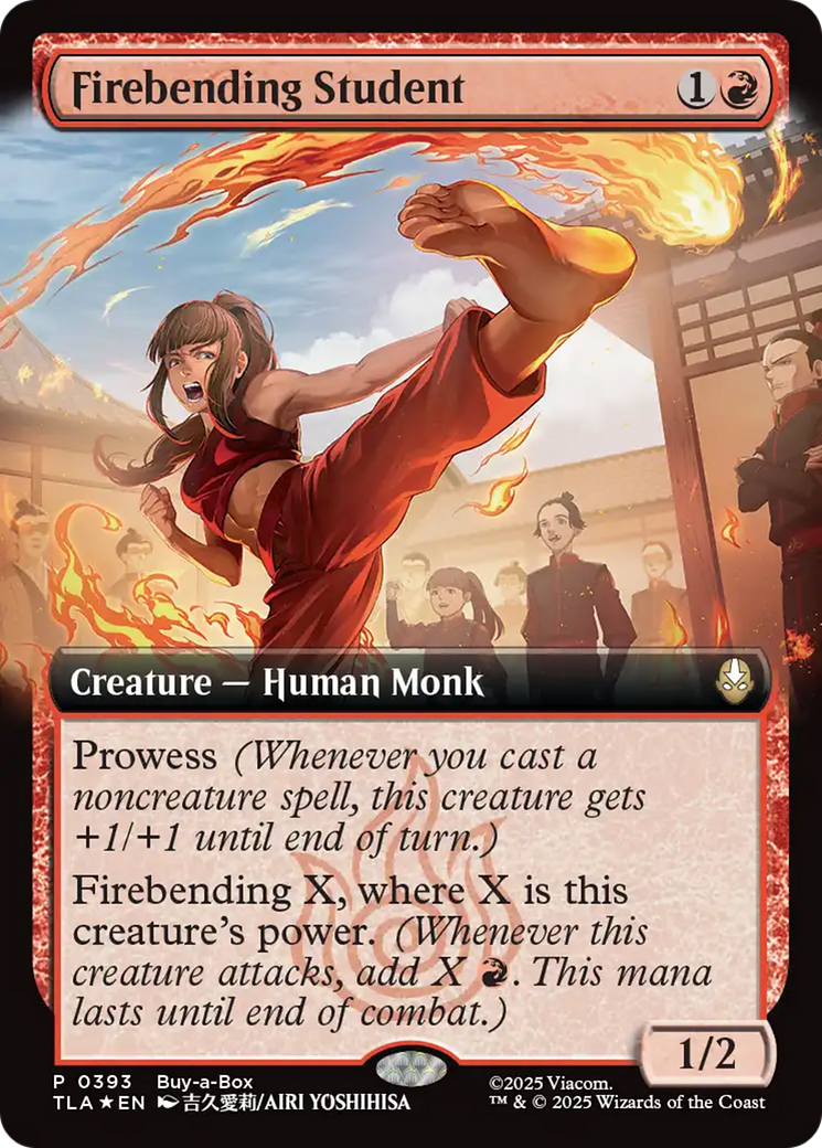Firebending Student (Extended Art) [Avatar: The Last Airbender Promos] - Destination Retro