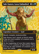 Sab-Sunen, Luxa Embodied (Borderless) (First-Place Foil) [Aetherdrift] - Destination Retro