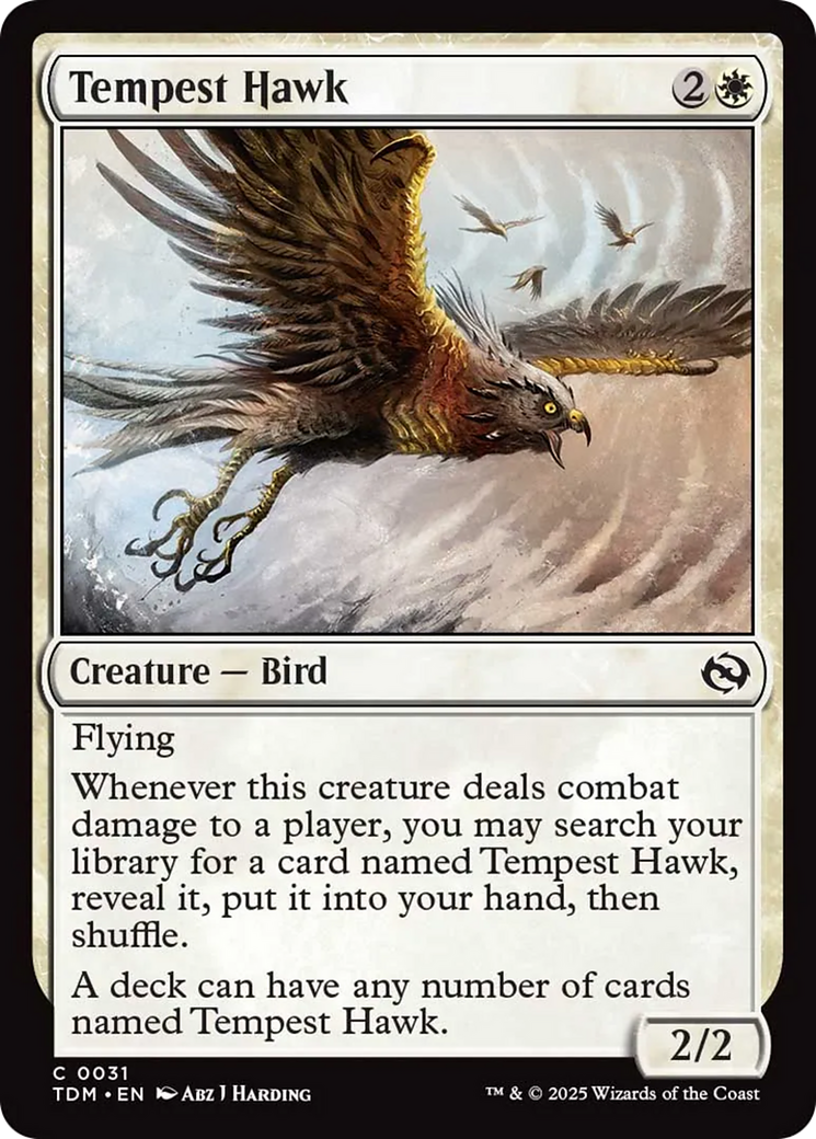 Tempest Hawk [Tarkir: Dragonstorm] - Destination Retro
