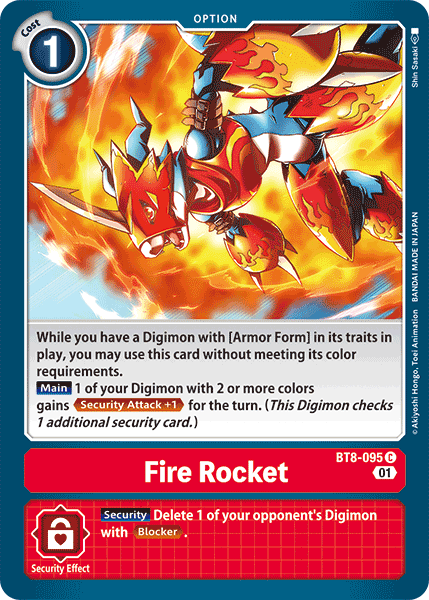 Fire Rocket [BT8-095] [New Awakening] - Destination Retro