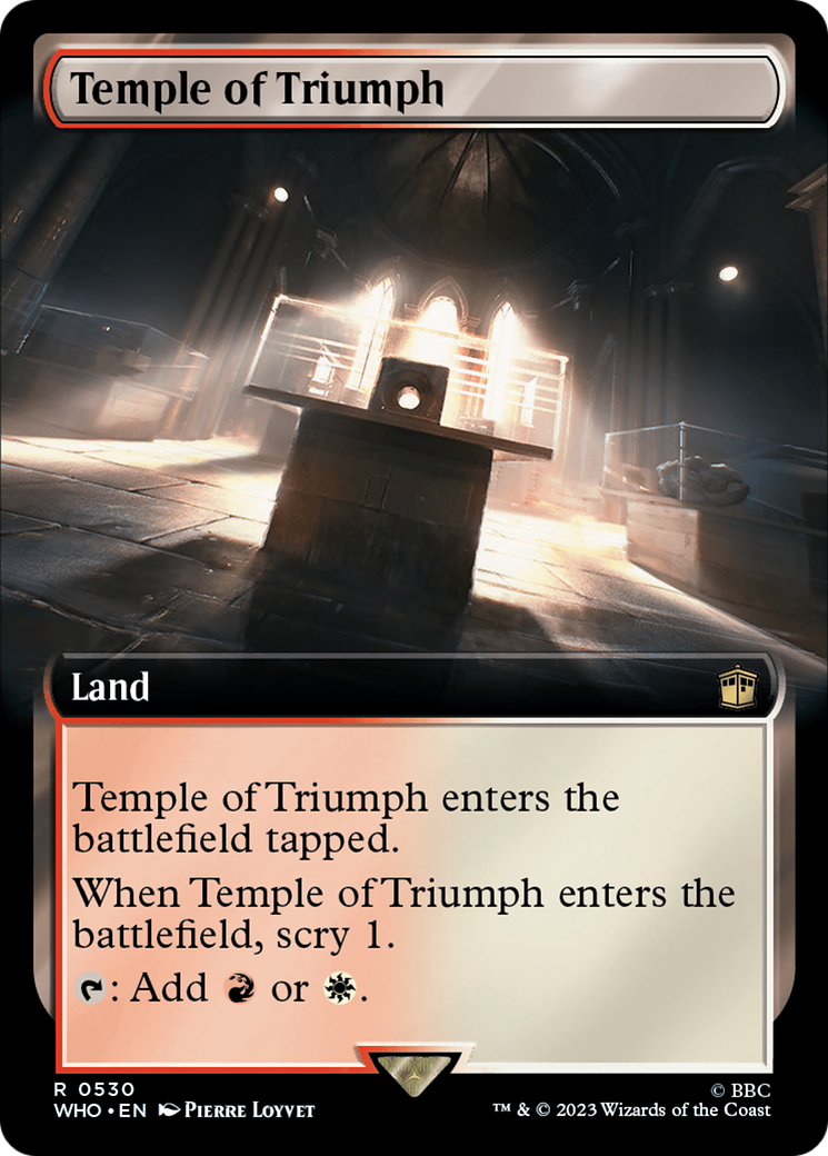 Temple of Triumph (Extended Art) [Doctor Who] - Destination Retro