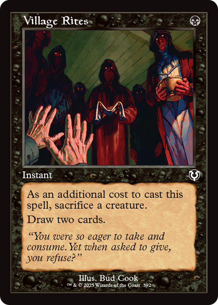 Village Rites (Retro Frame) [Innistrad Remastered] - Destination Retro