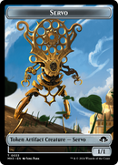 Servo // Phyrexian Wurm (0018) Double-Sided Token [Modern Horizons 3 Tokens] - Destination Retro