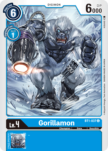 Gorillamon [BT1-037] [Release Special Booster Ver.1.0] - Destination Retro