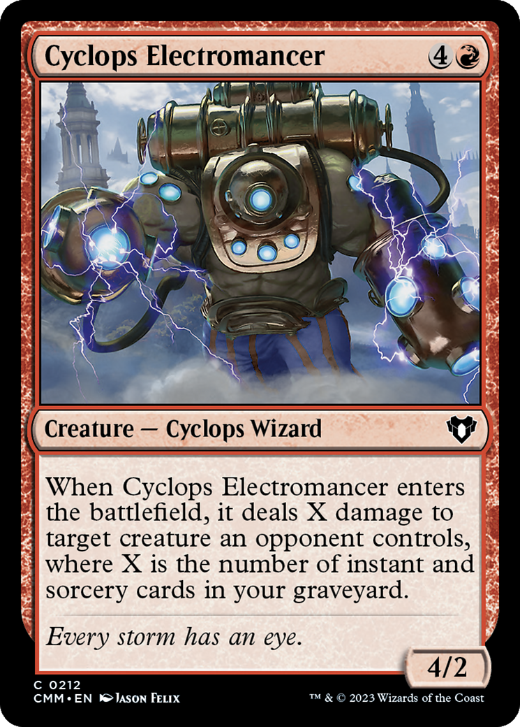Cyclops Electromancer [Commander Masters] - Destination Retro