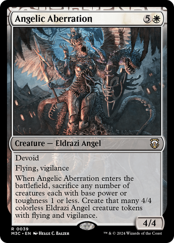Angelic Aberration (Ripple Foil) [Modern Horizons 3 Commander] - Destination Retro